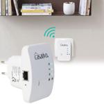 Mini-WLAN-Repeater 300 Mbit/s mit WPS-Funktion – WiFi-Verstärker mit LAN-Ansc...