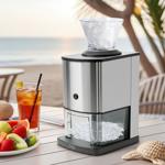 Tritaghiaccio elettrico, acciaio inox, 80W, 1 kg/min: potente tritaghiaccio p...