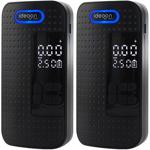 2-piece set mobile 10.3 bar cordless compressor: Powerful & cordless air pump...