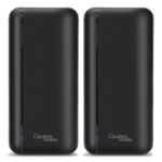 set of 2 Powerbank with 20.000 mAh, USB-C Power Delivery, QC 3.0, 3 A, 20 Wat...