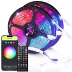 WLAN RGB LED strip with app and sound control, 5 m