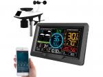 WLAN weather station set with XL color display, outdoor sensor, app, alarm cl...