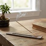 Räucherstäbchenhalter Holz dunkelbraun - Exotischer Aschefänger für harmonisc...