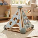 16-piece wooden learning aid, toy for toddlers, with different functions