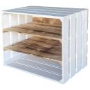 Scatola per scaffali in legno, bianco/marrone, scatola per scaffali, 40 x 50 ...