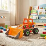 Kreatives Lernspielzeug 140tlg. 6 Fahrzeug-Modelle: Radlader, Baggerlader, Sc...