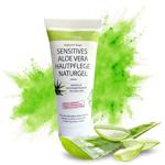 Gel Sensitive à l’Aloe Vera 100 ml – 98,3 % de pur jus naturel de Barbadensis...