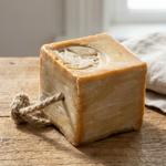 Authentic Aleppo Soap 100 g with Cord, Laurel Oil 3%: Natural soap handmade i...
