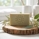 Eucalyptus natural soap, organic soap with argan oil: handmade & cold-saponif...