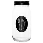 Besteckbehälter Glas - Eleganter Besteckhalter & Küchenutensilien-Organizer m...