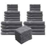 32-piece terry towel set – fluffy soft, absorbent & durable – 100% cotton, 50...