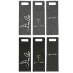 Borsa per bottiglie in feltro, borsa regalo per bottiglie in diversi design