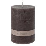 Pillar candle gray, Ø 7 x height 10 cm