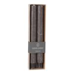 Set di 2 candele a bastoncino per portacandele, candele fini, grigio, 3 x 25 ...