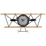 Airplane clock, wall clock, 55 x 25 cm