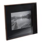 Cornice, nero-marrone, 37 x 37 cm