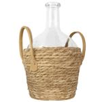 Vaso con coperchio in erba marina, bottiglia Deco, Ø 20 x H 31 cm