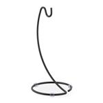 Porta banane in metallo, pratico appendino per banane con gancio, nero