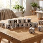 Cubes lettres en bois set de 16 – Idées déco créatives pour la maison et le b...