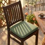 Coussin de chaise 46x48 cm vert – Coussins de siège confortables pour salle à...