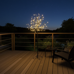 XL-Solar-LED-Lichterbaum mit 200 beleuchteten Knospen, 150cm, IP44