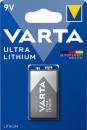 Ultra lithium battery, type E-Block / 9V / 6FR61, 9 Volt
