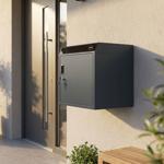 Cassetta postale intelligente in acciaio, 46 x 50 x 50 cm, PIN, App, IP55